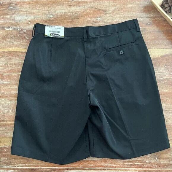 Edwards Ladies 8465 Black Utility Flat Front Chino Shorts Size 12 - Picture 8 of 8